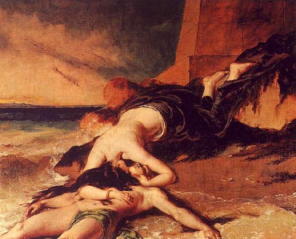 William Etty Hero and Leander 1